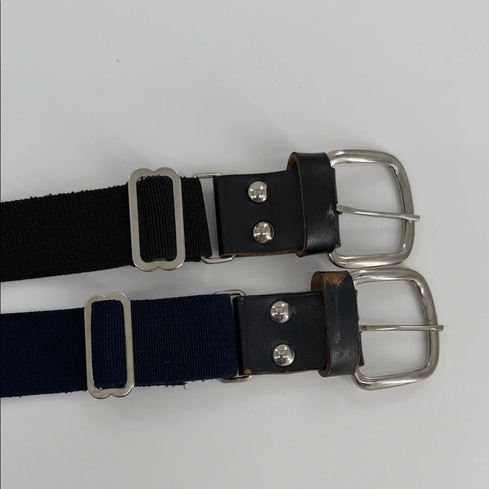 Youth Baseball Softball belts - Black and Navy